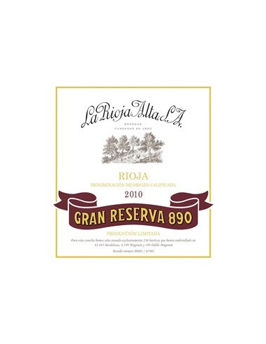 GRAN RESERVA 890 2010  ESTUCHADO
